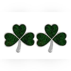 Shamrock Stud Earrings Clover